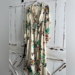 ZARA floral kimono size Small